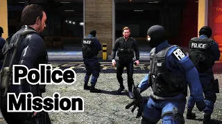 GTA 5 Mission - Police Michael, Police Trevor and Police Franklin are going to steal Chemical Weapon