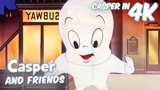 Casper's Space Mission! 🧑‍🚀 | Casper and Friends in 4K | 1 Hour Compilation | Cartoon for Kids