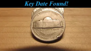 Coin Roll Hunting Nickels -- Key Date Found!