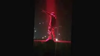 Kanye West Yeezus Tour:Blood on the leaves