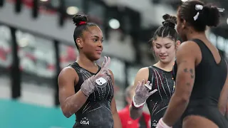 Pan American Games: A Day in the Life of  U.S.A Gymnast Zoe Miller @Santiago 2023.