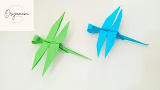 Origami Capung | Origami Dragonfly @Origamami