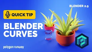 3D Plant Tutorial Using Curves in Blender 2.9