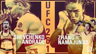 UFC 261 - SHEVCHENKO vs ANDRADE - ZHANG vs NAMAJUNAS Extended Promo “Cold Open” #UFC261
