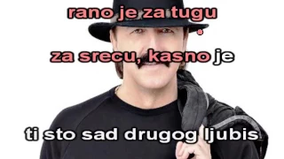 Haris Dzinovic   Rano je za tugu ♫   KARAOKE   ♫