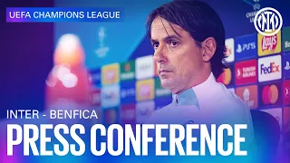 INTER - BENFICA | PRE-MATCH PRESS CONFERENCE @leovegasnews 🎙️⚫🔵