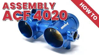 How to assembly ACF 4020 40mm Ø & ACF 3720 37mm Ø round enlarged throttle body for Yamaha T-MAX 560