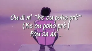 Banm chans mwen (lyrics video)