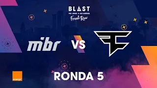 MIBR VS FAZE CLAN | CSGO Blast Pro Series | RONDA 5 | Los Ángeles 2019