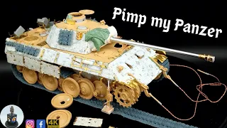 Let's build a Panther D Tank in Field Workshop (Tamiya 1/35) step by step