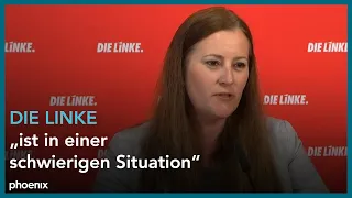 Janine Wissler (Die Linke) zu aktuellen politischen Themen.