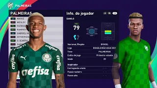 Editar Face Habilidades Danilo Palmeiras PES 2021 (Usando Copiar Base)