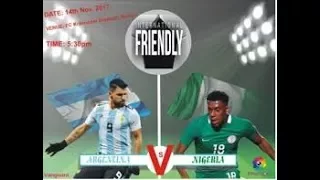 Argentina vs Nigeria  2-4 Full Match live stream Friendly Match