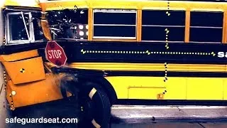 School Bus Slams Into Wall