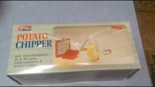 Thrift Store Gadget Test Potato Chipper