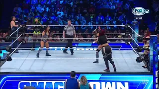 Damage CTRL Vs Raquel Rodriguez, Shotzi & Roxanne Pérez- WWE Smackdown 14/10/2022 (En Español)