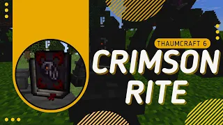 How to get the Crimsion Rite in Minecraft!