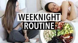 MY WEEKNIGHT ROUTINE - For school/ or work!