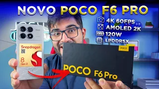 CHEGOU! Xiaomi Poco F6 PRO é o mais completo lançado e bate com iPhone e Galaxy! Unboxing