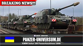 Ukraine bestellt 100 Panzerhaubitzen 2000 bei KMW - Breaking News