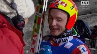 Ski-Flying Vikersund 2011 - Interview After WR: Can Jump 250 M