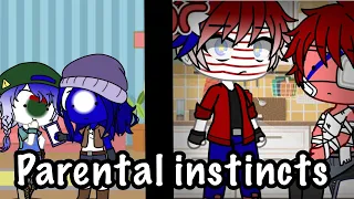 Parental instincts/￼⚠️TW: Some Cursing/ Countryhumans/Statehumans/ Gacha Club