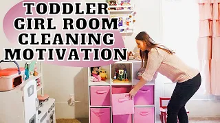 TODDLER GIRLS ROOM CLEANING MOTIVATION AND ORGANIZATION | MarieLove