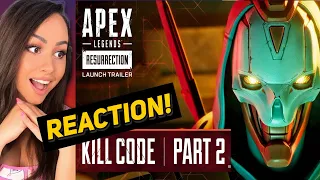 Apex Legends: Resurrection Launch Trailer | Kill Code - Part 2 | Bunnymon REACTS