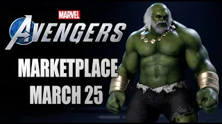 Marvel's Avengers - Marketplace March 25 - March 31 Cosmetics Maestro Hulk is here!