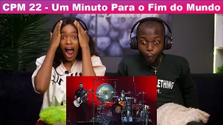 OUR FIRST TIME HEARING CPM 22 - Um Minuto Para o Fim do Mundo (Ao Vivo no Rock in Rio) REACTION!!!😱