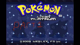 Pokémon light platinum - My first Pokémon gameplay part 1 ( sorry if it might lag in the middle )