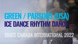 GREEN / PARSONS (USA) | Ice Dance Rythm Dance | Mississauga 2022 | #GPFigure