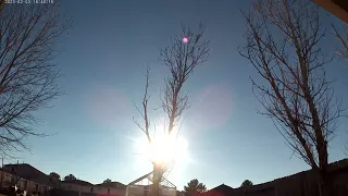 02/03/23 4K Sun Up to Sun Down Time Lapse Video - Houston, TX