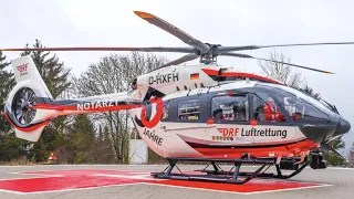Christoph 80 startet mit D-HXFH in Bayreuth | 50 Jahre DRF Luftrettung Sonderlackierung | H145