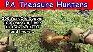 Discovering Old Silver and Copper on a Metal Detecting Adventure!