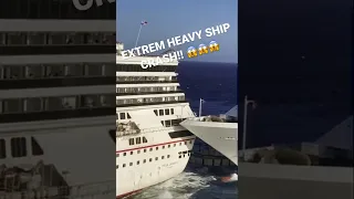 EXTREM HEAVY SHIP CRASH!!! 😱 MUST SEEN!! #ship