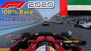 F1 2020 - Seb's Final Ferrari Season #22: 100% Race Abu Dhabi | PS5