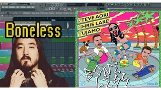 How to Produce Boneless - Steve Aoki , Chris Lake , Tujamo in FL Studio