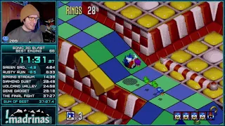 (WR 30/3/21) Sonic 3D Blast - "Best Ending" Speedrun in 37:19