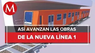 Reportan avances en los trabajos de la remodelación de la Línea 1 del Metro