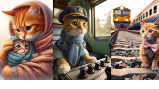 The Compassionate Conductor: A Tale of Rescue on the Rails cat story