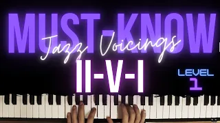 24 Must-Know ii-V-I Voicings for Beginners │Jazz Piano Lesson #30