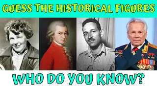 Historical Figures Quiz! | Guess The Historical Figures!