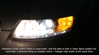 audi a6 c6 better high beam solution