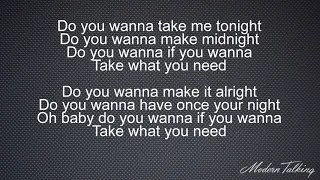 Modern Talking - Do You Wanna Lyrics