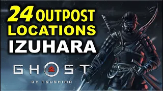 All 24 Izuhara Camps Locations | Ghost of Tsushima (Izuhara Outposts & Mongol Territories )