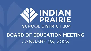 Board of Education Meeting 01/23/2023