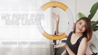 PRESTIGIO LED RING LIGHT UNBOXING AND REVIEW