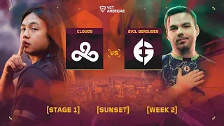 Cloud9 vs Evil Geniuses - VCT Americas Stage 1 - W2D3 - Map 2