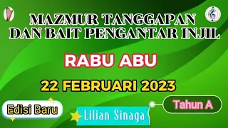 Mazmur Tanggapan Rabu Abu, 22 Februari 2023||Edisi Baru, Tahun A||Lilian Sinaga